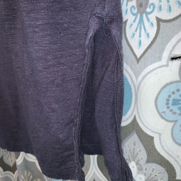 Plum linen tank - Picture 3 of 4